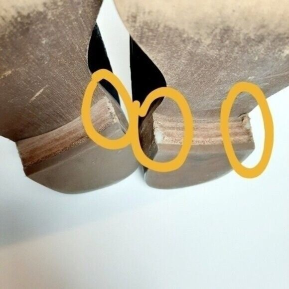 BP Nordstrom Chelsea Short Bootie Black Leather Low Heel Sz 8.5 - Picture 14 of 14